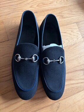 NWT Gucci Jordaan Canvas loafers size 7
